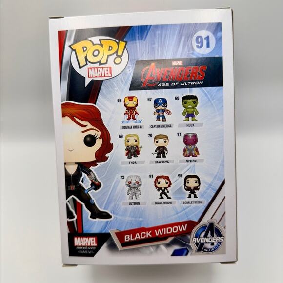 Black Widow #91 Avengers Age of Ultron Funko Pop Marvel Vinyl Figure - Picture 3 of 6